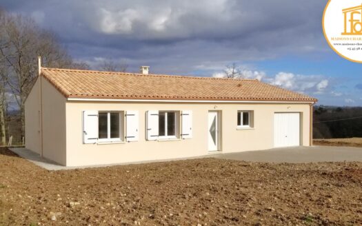 Maison neuve disponible avec terrain