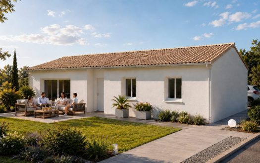 Maison neuve disponible avec terrain