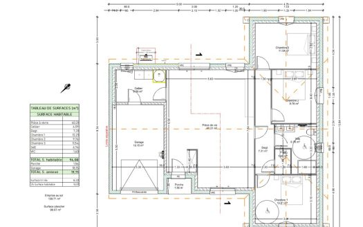 Maison neuve T4 96m² avec garage