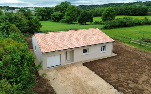 Maison neuve en cours de construction