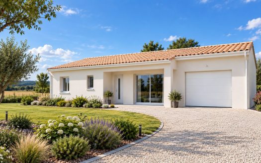 Maison neuve en cours de construction